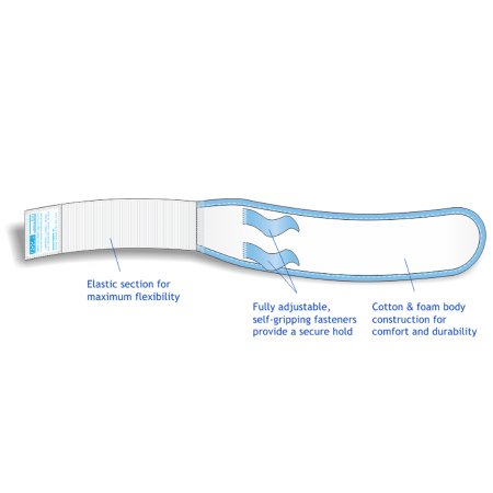 Urocare Products  6344 Upper Leg Strap Urocare Large, Cotton and Foam, Fits: 12 to 21 Inch Diameter, NonSterile