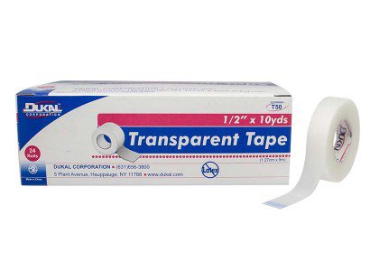 Dukal  T110 Medical Tape Dukal Transparent 1 Inch X 10 Yard LLDPE NonSterile