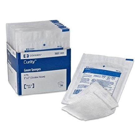 Cardinal  397310 Gauze Sponge Curity 4 X 4 Inch 10 per Pouch Sterile 16-Ply Square