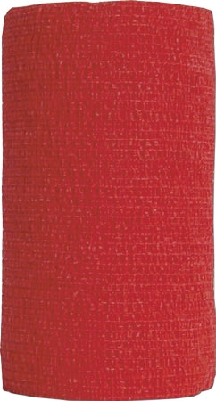 Andover Coated Products  3400RD Cohesive Bandage CoFlex 4 Inch X 5 Yard Self-Adherent Closure Red NonSterile 14 lbs. Tensile Strength