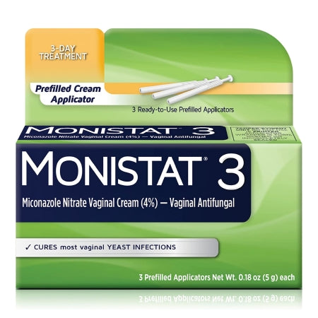 Prestige Medical  63736001518 Vaginal Antifungal Monistat 3 4% Strength Suppository 3 per Box Bottle