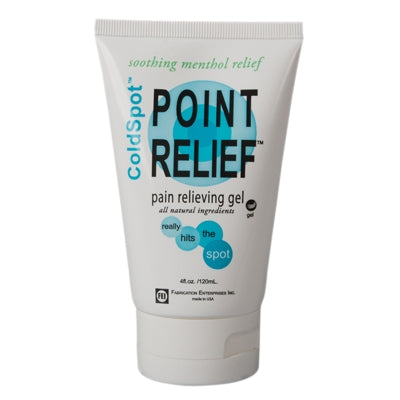 Fabrication Enterprises  11-0730-12 Topical Pain Relief Point Relief ColdSpot Menthol / MSM / Ilex / Arnica Topical Gel 4 oz.