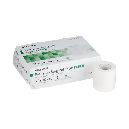 McKesson Brand 100194 Medical Tape McKesson White 2 Inch X 10 Yard Paper NonSterile