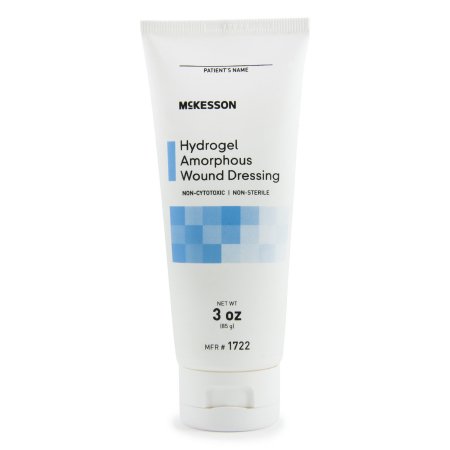 McKesson Brand 1722 Hydrogel Wound Dressing McKesson 3 oz. Gel / Amorphous NonSterile