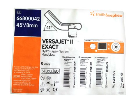 Smith & Nephew  66800042 Handpiece VERSAJET II Exact Disposable, 45º/8mm