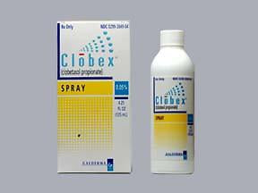 Galderma Laboratories  00299384904 Clobex Clobetasol Propionate 0.05% Spray Can 4.25 oz.