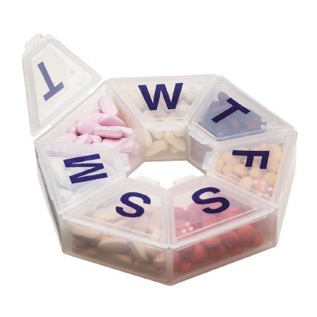 Apothecary Products  67009 Pill Organizer Medium 7 Day 1 Dose