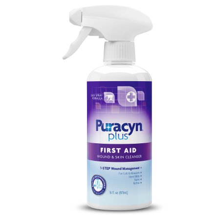 Innovacyn  6004 Wound Cleanser Puracyn Plus First Aid 16 oz. Pump Bottle NonSterile Antimicrobial