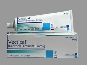 Galderma Laboratories  00299201210 Vertical Calcitrol 3 mcg / Gram Ointment Tube 100 Gram