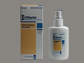 Galderma Laboratories  00299591202 Differin Adapalene 0.1% Lotion Bottle 2 oz.