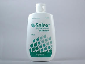 Valeant Pharmaceuticals  13548001206 Salex Salicylic Acid 6% Shampoo Bottle 177 mL