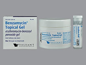 Valeant Pharmaceuticals  00187520546 Benzamycin Erythromycin / Benzoyl Peroxide 3% - 5% Gel Jar 46.6 Gram