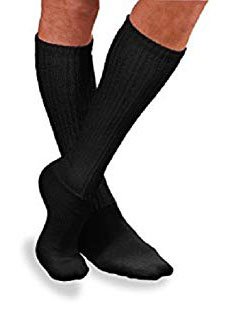 BSN Medical 110869 Diabetic Compression Socks JOBST Sensifoot Knee High X-Large Black Closed Toe