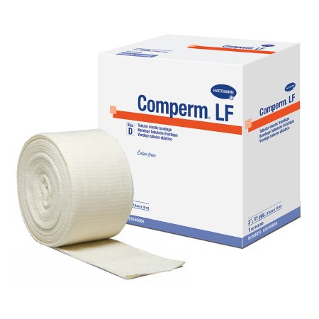 Hartmann  83040000 Elastic Tubular Support Bandage Comperm LF 3 Inch X 11 Yard Pull On Natural NonSterile Size D Standard Compression