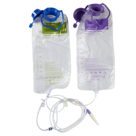 Cardinal 763662 Enteral Feeding Pump Flush Bag Set Kangaroo Joey 1000 mL DEHP-Free PVC NonSterile