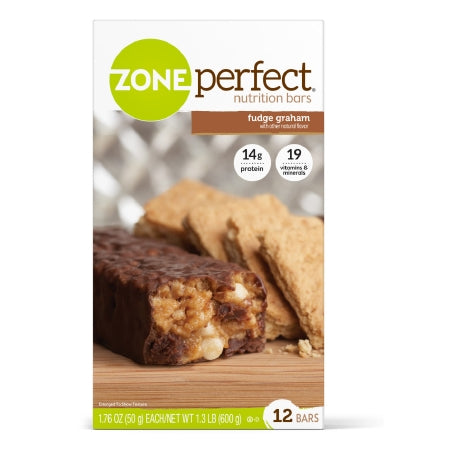 Abbott Nutrition 63259 Nutrition Bar ZonePerfect Fudge Graham Flavor Bar 1.76 oz. Individual Packet