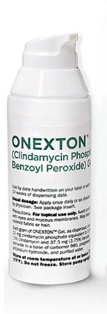 Valeant Pharmaceuticals  00187305050 Onexton Clindamycin Phosphate / Benzoyl Peroxide 1.2% - 3.75% Gel Pump Bottle 50 Gram