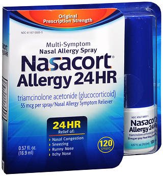 Chattem  41167580005 Allergy Relief Nasacort 55 mcg Strength Nasal Spray 0.57 oz.