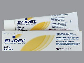 Valeant Pharmaceuticals  00187510102 Elidel Pimecrolimus 1% Cream Tube 60 Gram