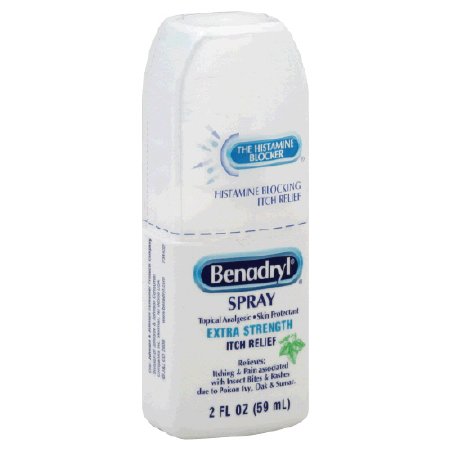 Johnson & Johnson Consumer  00312547171441 Itch Relief Benadryl 2% - 0.1% Strength Spray 2 oz. Bottle