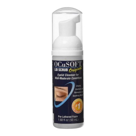 Ocusoft  54799030130 Eyelid Cleanser OCuSOFT Lid Scrub 1.69 oz. Topical Foam