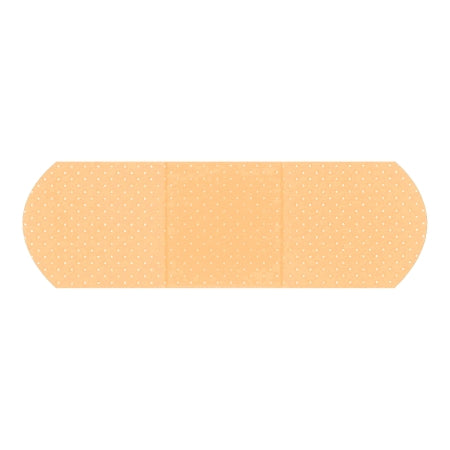 Dukal  1290033 Adhesive Strip American White Cross 1 X 3 Inch Plastic Rectangle Sheer Sterile