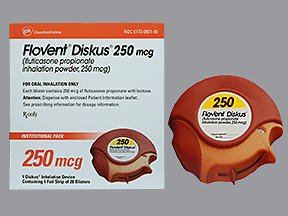 Glaxo Smith Kline  00173060100 Flovent Diskus Institutional Pack Fluticasone Propionate 250 mcg Powder Diskus 28 Doses