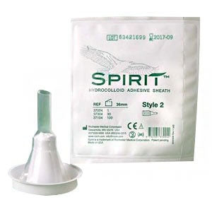 Bard  39103 Male External Catheter Spirit3 Self-Adhesive Hydrocolloid Silicone Intermediate