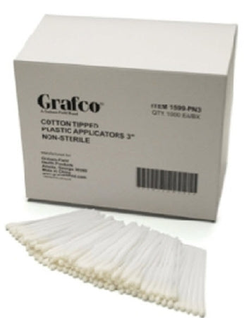 Graham-Field  1599-PN6 Swabstick Grafco Cotton Tip Plastic Shaft 6 Inch NonSterile 1000 per Pack