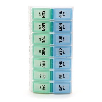 Apothecary Products  67010 Pill Organizer 7 Day 2 Dose