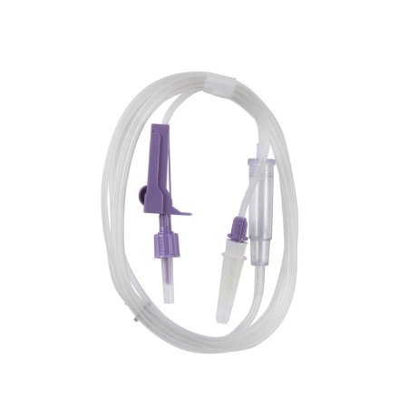 Amsino International ENF1004K Enteral Feeding Pump Spike Set with ENFit Connector AMSure PVC NonSterile ENFit Connector