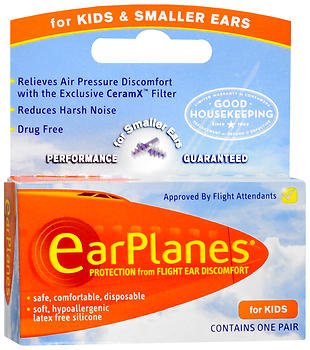 Apothecary Products 79450321001 Ear Plugs EarPlanes Cordless Child Size Blue