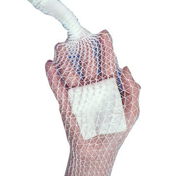 DeRoyal  10-7422 Elastic Net Retainer Dressing Stretch Net Tubular Elastic 25 Yard Size 2 White Finger / Wrist / Small Hand NonSterile