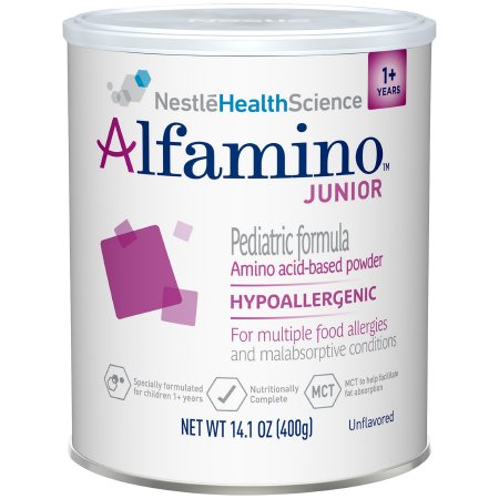 Nestle Healthcare Nutrition 07613034787965 Pediatric Oral Supplement Alfamino Junior 14.1 oz. Can Powder Amino Acid Food Allergies