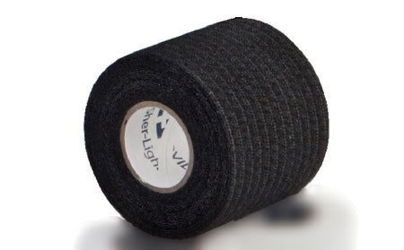 Cardinal  8882317022 Athletic Tape Sher-Light Black 2 Inch X 2-1/2 Yard Polyester / Cotton / Spandex NonSterile