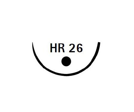 Tissue Seal LLC  C0068041 Absorbable Suture with Needle Novosyn Polyglycolide HR 26 1/2 Circle Taper Point Needle Size 3 - 0 Braided