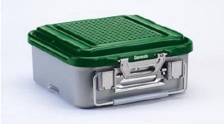 V. Mueller  CD0-4C-GREEN Sterilization Container Genesis 4 X 8 X 12 Inch