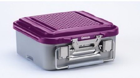 V. Mueller  CD0-4C-PURPLE Sterilization Container Genesis 4 X 8 X 12 Inch