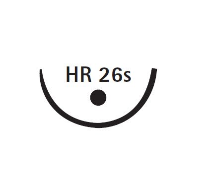 Tissue Seal LLC  C0068090 Absorbable Suture with Needle Novosyn Polyglycolide HR 26S 1/2 Circle Round Bodied Needle Size 2 - 0 Braided