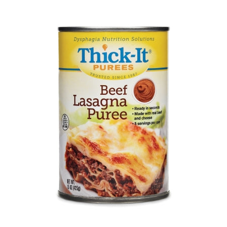 Kent Precision Foods H302-F8800 Thickened Food Thick-It 15 oz. Can Beef Lasagna Flavor Puree IDDSI Level 4 Extremely Thick/Pureed