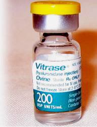 Valeant Pharmaceuticals  24208000202 Vitrase Hyaluronidase, Ovine, Preservative Free 200 Unit / mL Injection Single-Use Vial 1.2 mL