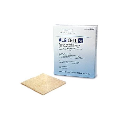 Gentell  88545 Silver Alginate Dressing Algicell Ag 4 X 5 Inch Rectangle Sterile