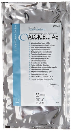 Gentell  88548 Silver Alginate Dressing Algicell Ag 4 X 8 Inch Rectangle Sterile