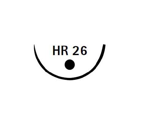 Tissue Seal LLC  C0068042 Absorbable Suture with Needle Novosyn Polyglycolide HR 26 1/2 Circle Taper Point Needle Size 2 - 0 Braided