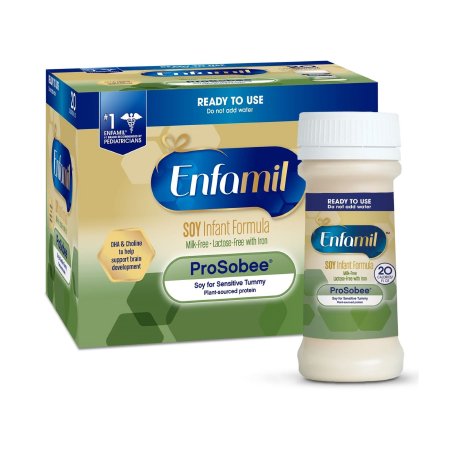 Mead Johnson 144901 Infant Formula Enfamil ProSobee 2 oz. Nursette Bottle Liquid Soy Lactose Intolerance