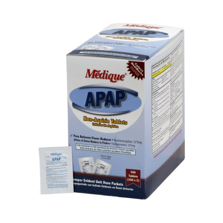 Medique Products  14513 Pain Relief Medique 325 mg Strength Acetaminophen Unit Dose Tablet 250 per Box