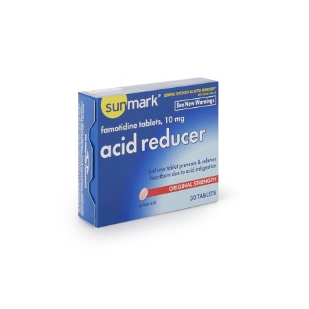 McKesson Brand 49348012844 Antacid sunmark 10 mg Strength Tablet 30 per Box