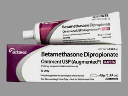 Teva  00472038245 Betamethasone Dipropionate (Augmented) 0.05% Ointment Tube 45 Gram