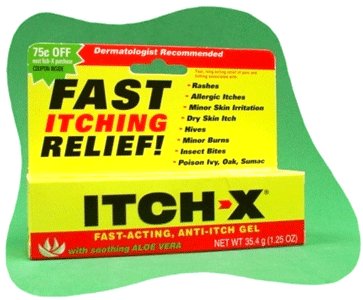 BF Ascher  00225049533 Itch Relief Itch-X 1% - 10% Strength Gel 1.25 oz. Tube