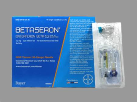 Bayer  50419052435 Betaseron Interferon Beta-1B / Albumin / Mannitol 0.3 mg - 15 mg - 15 mg, 0.54% Injection Vial 3 mL